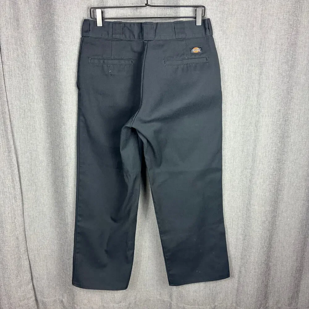 Dickies 874 Original Fit Work Pants Black 33x26 EUC